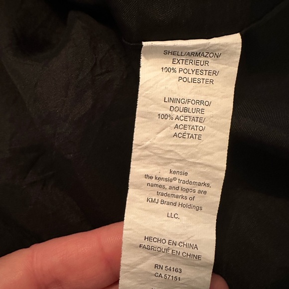 Anthropologie Kensie Black Sleeveless Dress LBD - Picture 5 of 8